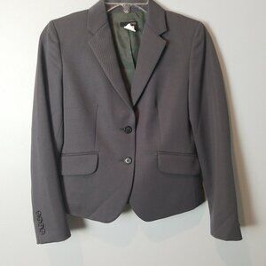 J. Crew Wool Gray Blazer 0P